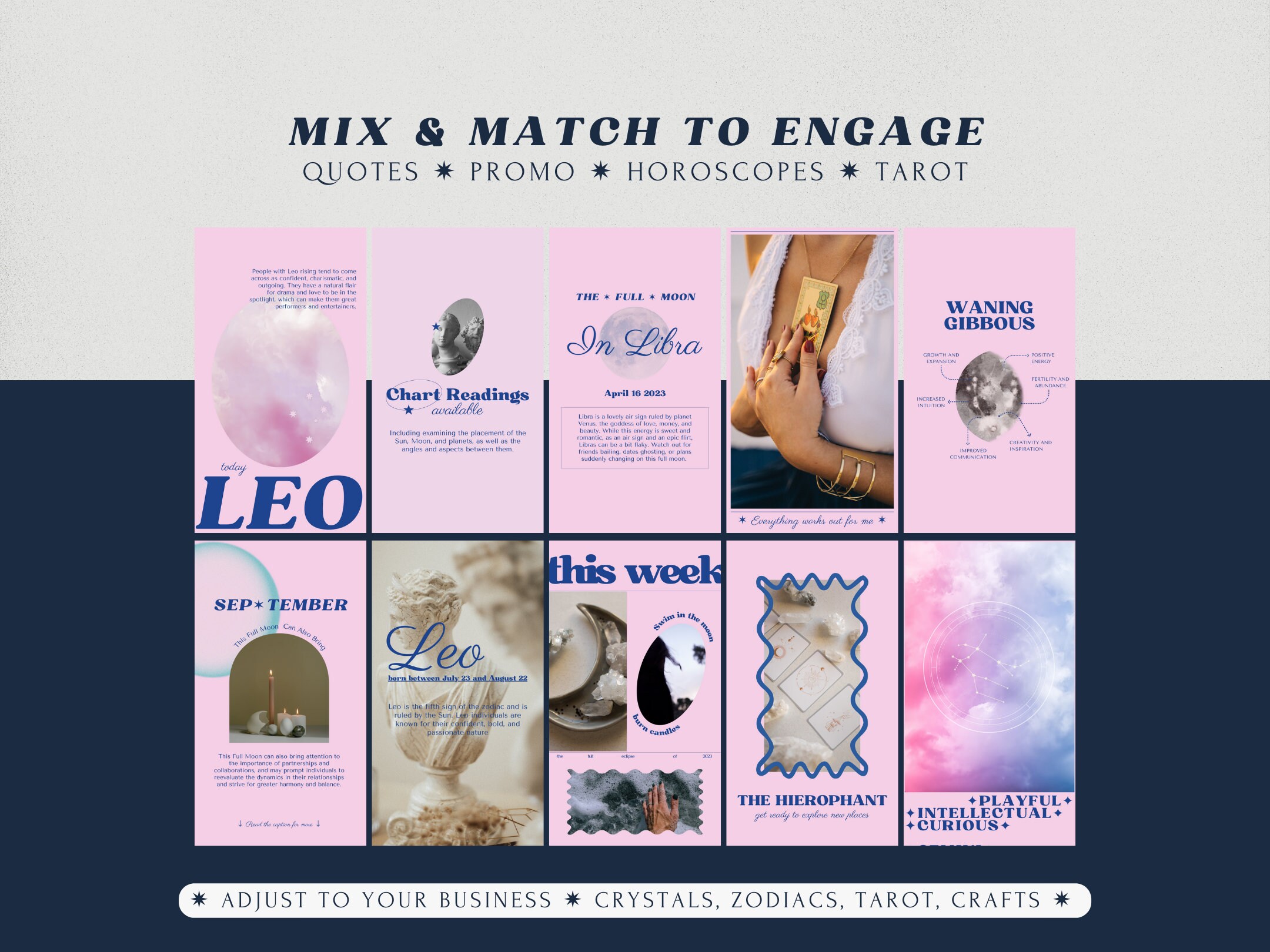 Astrology Template, Celestial Instagram, Zodiac Templates, Spiritual