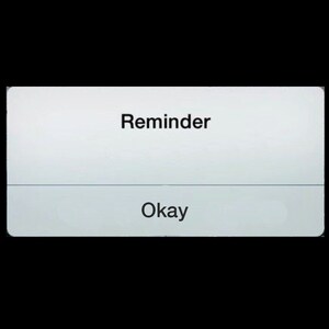 reminder notification