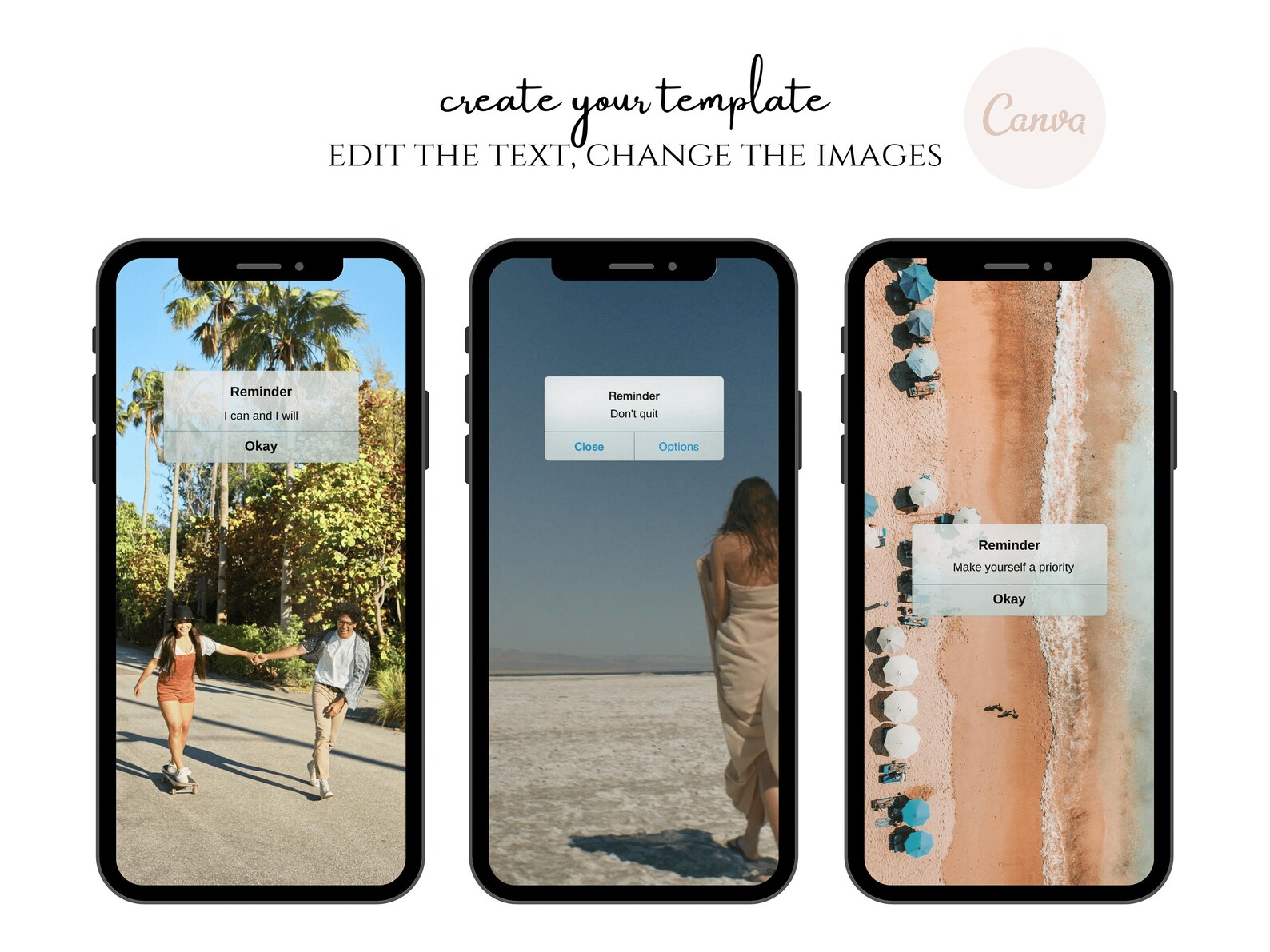 IPhone Reminder Notification Template Perfect for Quote | Etsy