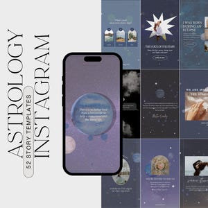 Astrology Template, Astrology Story, Zodiac Templates, Celestial Instagram, Spiritual Instagram, Witchy Instagram, Mystical Instagram, Tarot