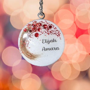 lock of hair keepsake pendant necklace