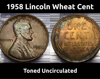 1958 Lincoln Cent coin no 6030