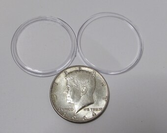 10 Cápsulas De Plástico Transparente Para Monedas – Protector De 30 Mm Con Diámetro Interior 2 Mm, Exterior 5.5 Mm (Redondas)