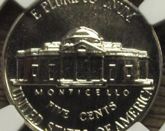 1957 Jefferson Nickel - NGC Graded Proof 68 - Flashy Brilliant