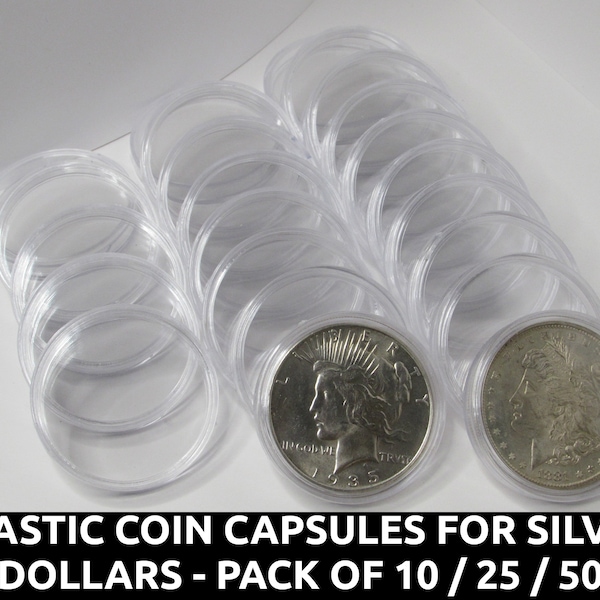 Silver Dollar Coin Holder Etsy