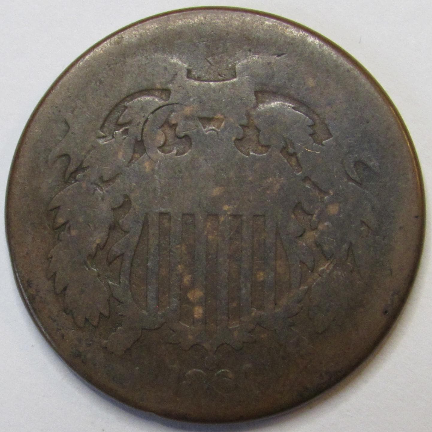 1864年2セント硬貨 - 南北戦争時代のアンティーク銅貨 - Etsy 日本