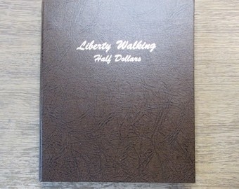 Dansco album for Liberty Walking Half Dollars - 1916-1947