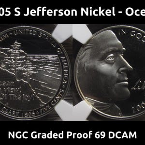 2005 S Jefferson Nickel - Ocean In View - NGC Graded Proof 69 DCAM