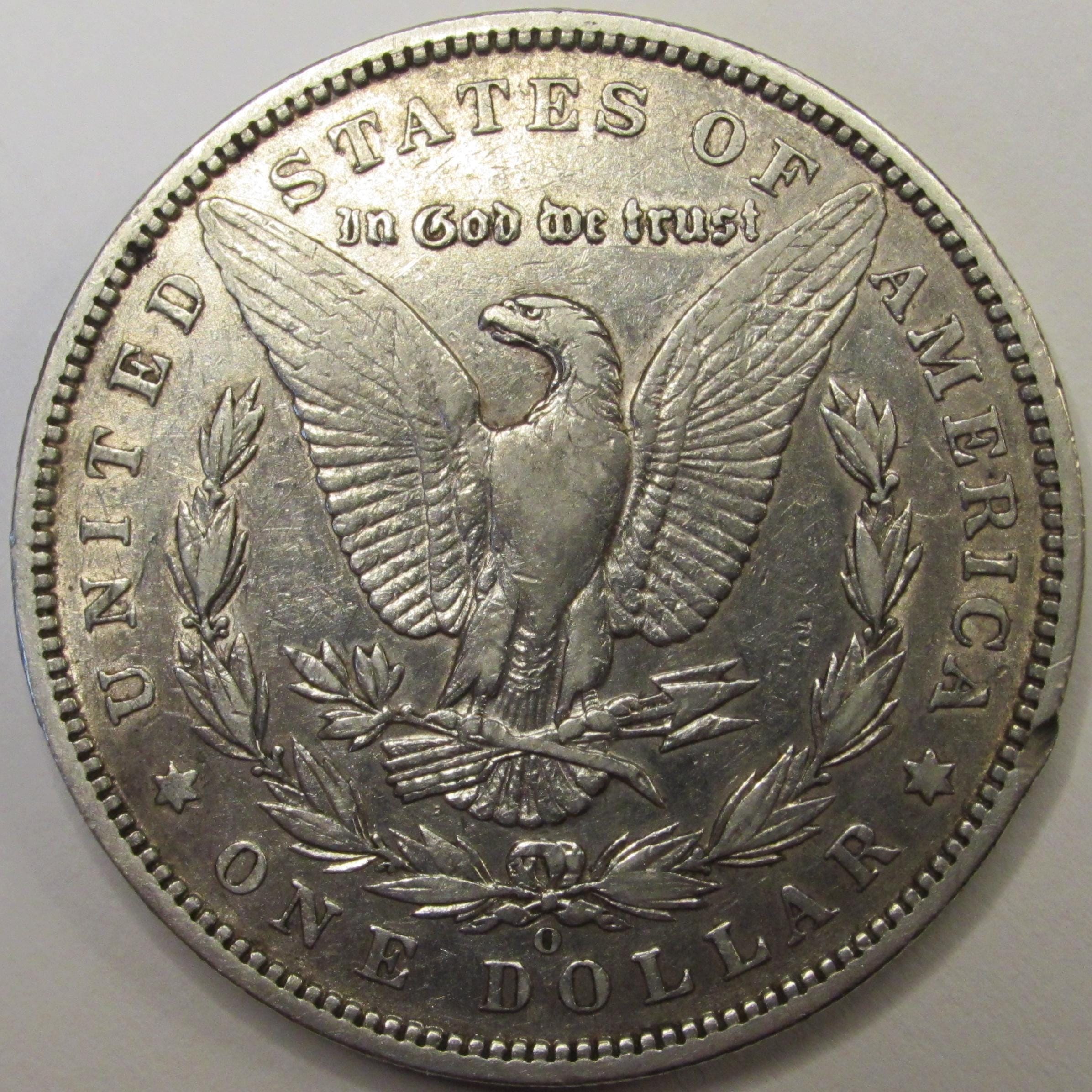 USA モルガンダラー 1ドル銀貨 / Oマーク / ニューオーリンズ造幣局 1895年Oモルガンドル - ニューオーリンズ造幣局発行の希少な低発行枚数