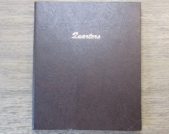 Dansco coin album for Quarters - with labeled pages