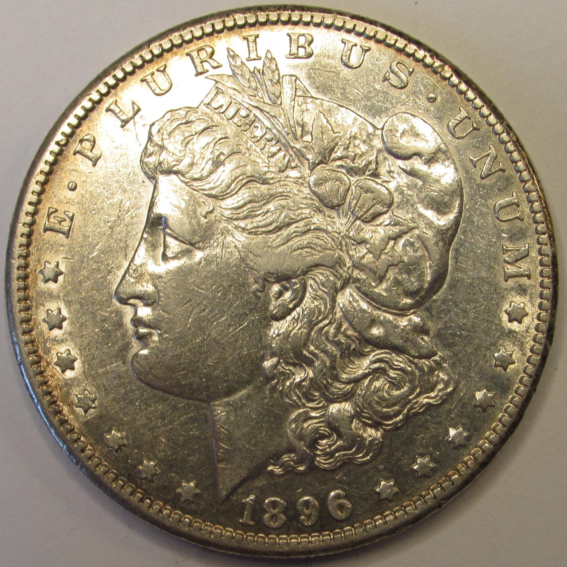 1896 S モルガン ダラー - アンティークの高級サンフランシスコ ミント