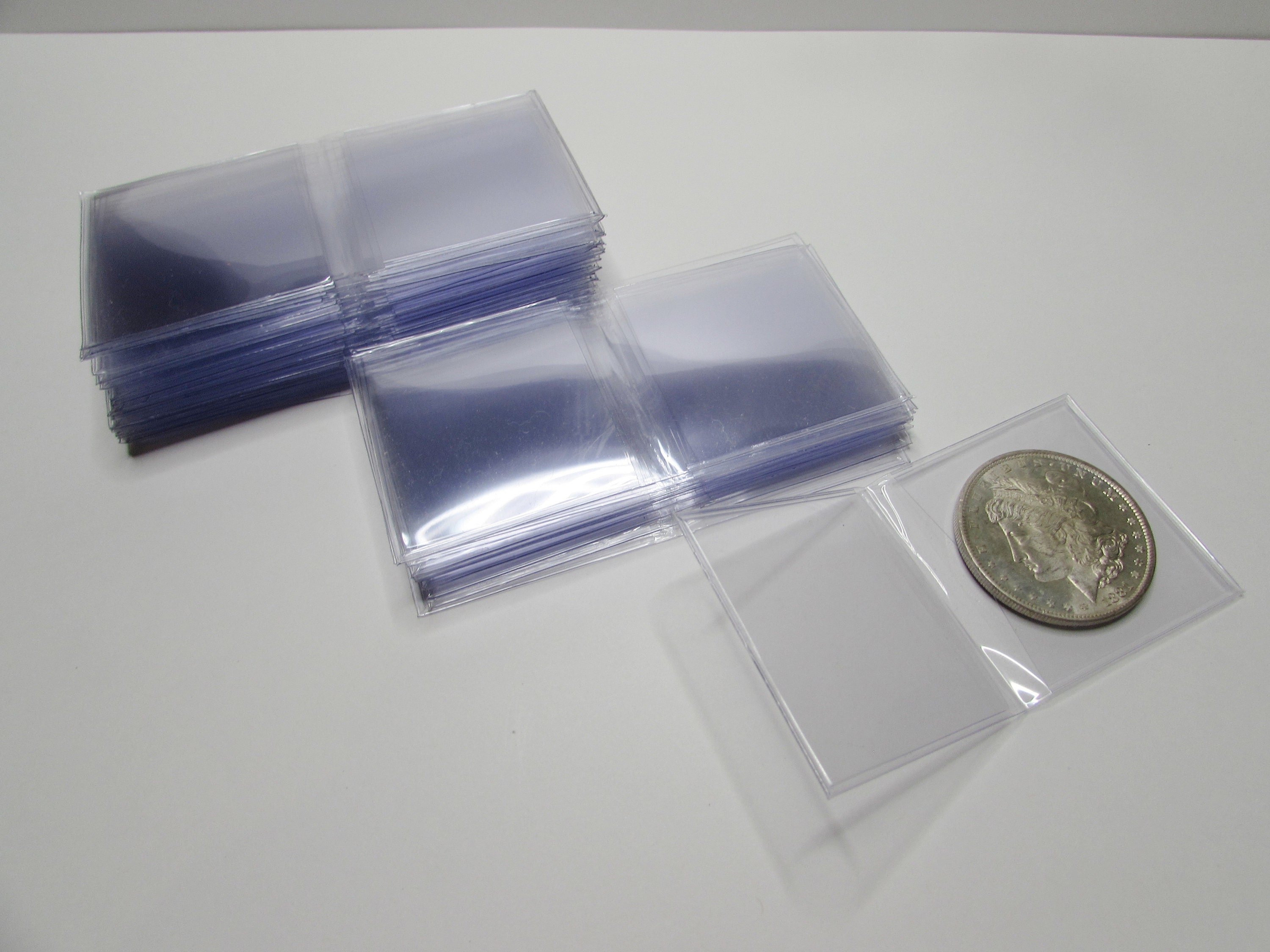 Plastic Double Pocket Coin Flips 2x2 Safe for Storage Etsy UK
