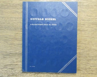 Whitman classic coin folder for Buffalo Nickels - 1913-1938