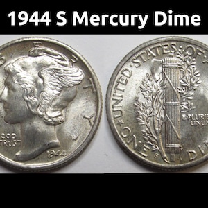 1942年マーキュリーダイム - 未流通のアメリカ製銀貨 - Etsy 日本