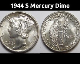 1942年マーキュリーダイム - 未流通のアメリカ製銀貨 - Etsy 日本