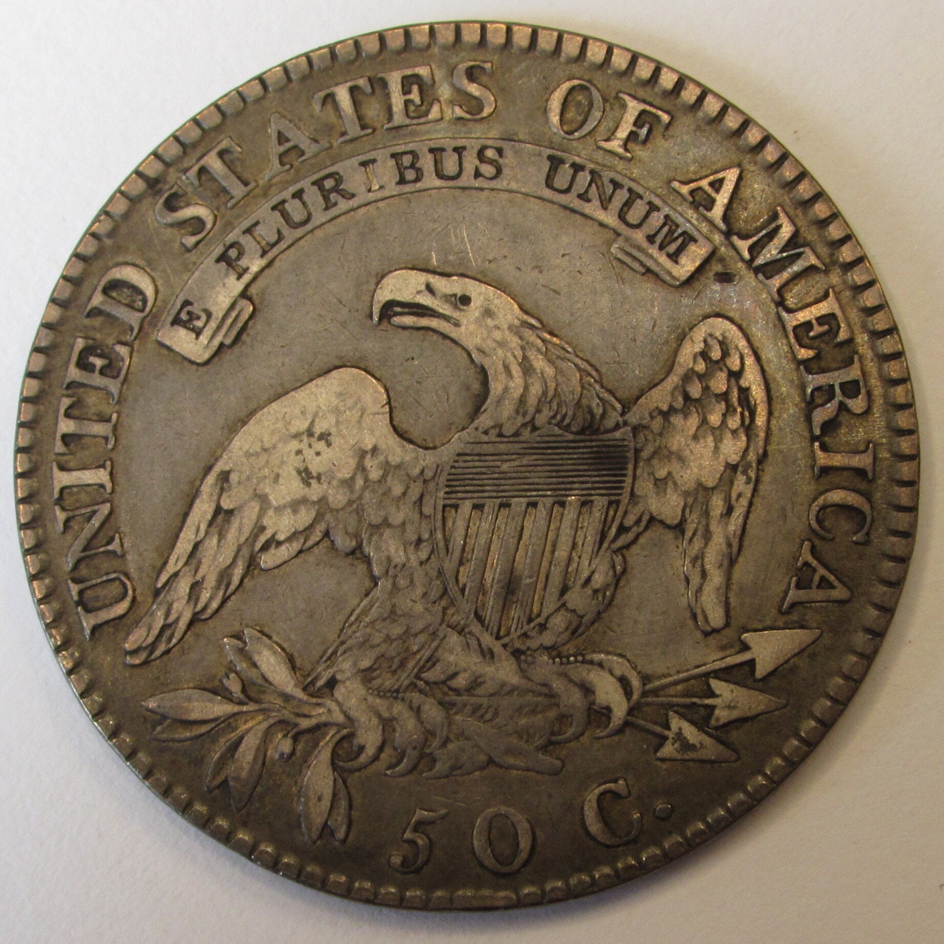 金貨 銀貨 硬貨 アンティークコイン 1819 Capped Bust Half Dollar 50C