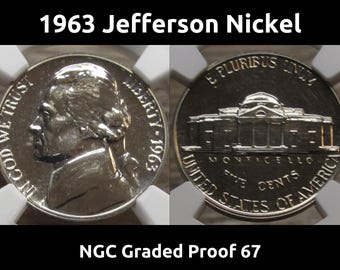 1954年 S ジェファーソンニッケル - NGCグレード MS 65 - ヴィンテージ