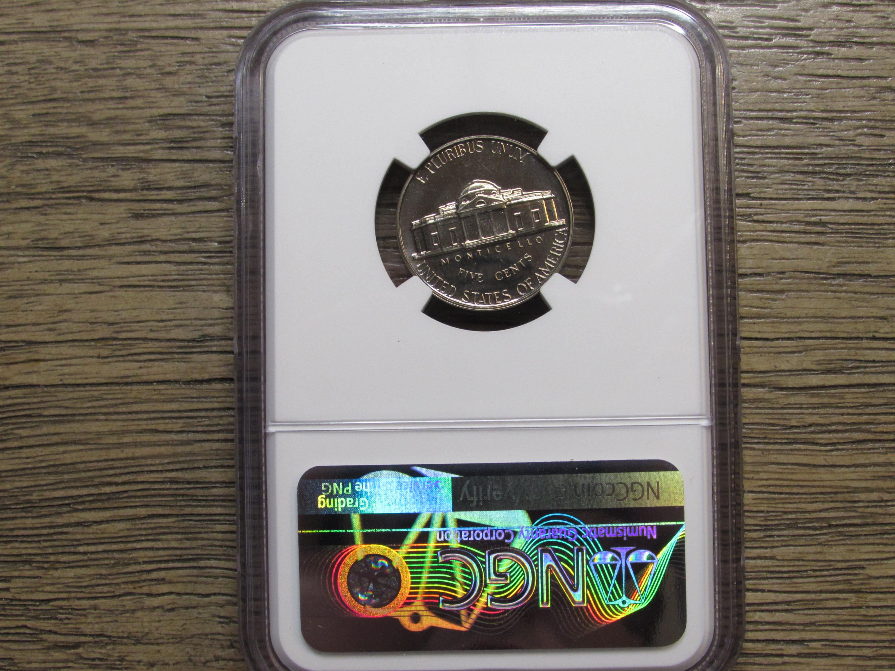 1961 Jefferson Nickel - NGC Graded Proof 67 - Vintage Flashy