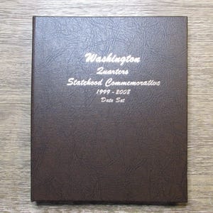 Dansco Album for Washington State Quarters - 1999-2008 date set