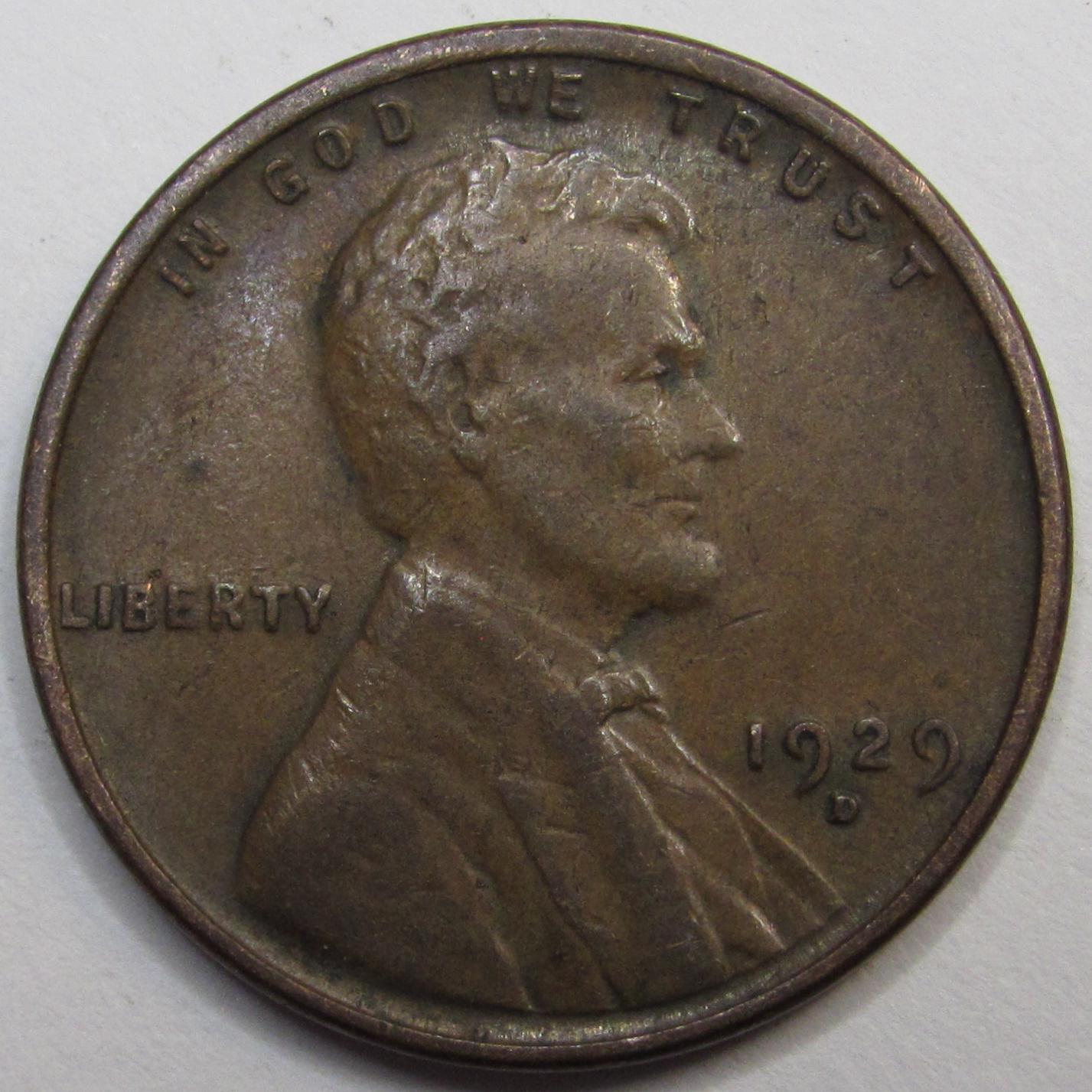 1929 D リンカーン ウィート セント - アンティークの高級デンバー