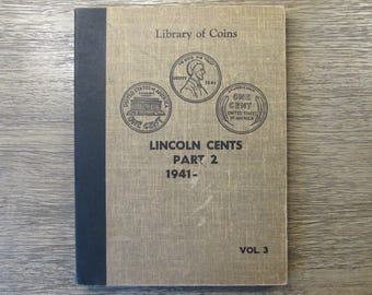 Complete 1941-1974 P D S Lincoln Cent Set (87 COINS) in Whitman