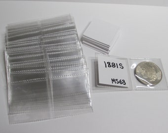 Coin Safe Square Archival Plastic Coin Tubes – Lot Of 25 – Half Dollar Size – Storage T-HAF-944033