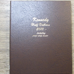 Dansco Album for Kennedy Half Dollars - 2012-2021 with proofs
