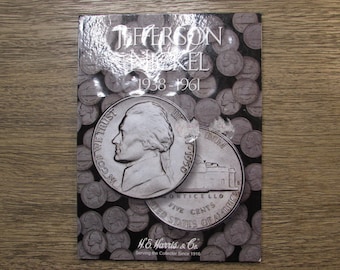 International Coin Folder 中国古銭 1962-1995 PDS Complete Jefferson Nickel Set of 65 Coins Circulated