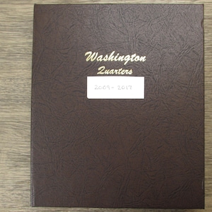 Dansco Album for Washington Quarters - 2009 - 2017 - hand labeled National Parks - vintage