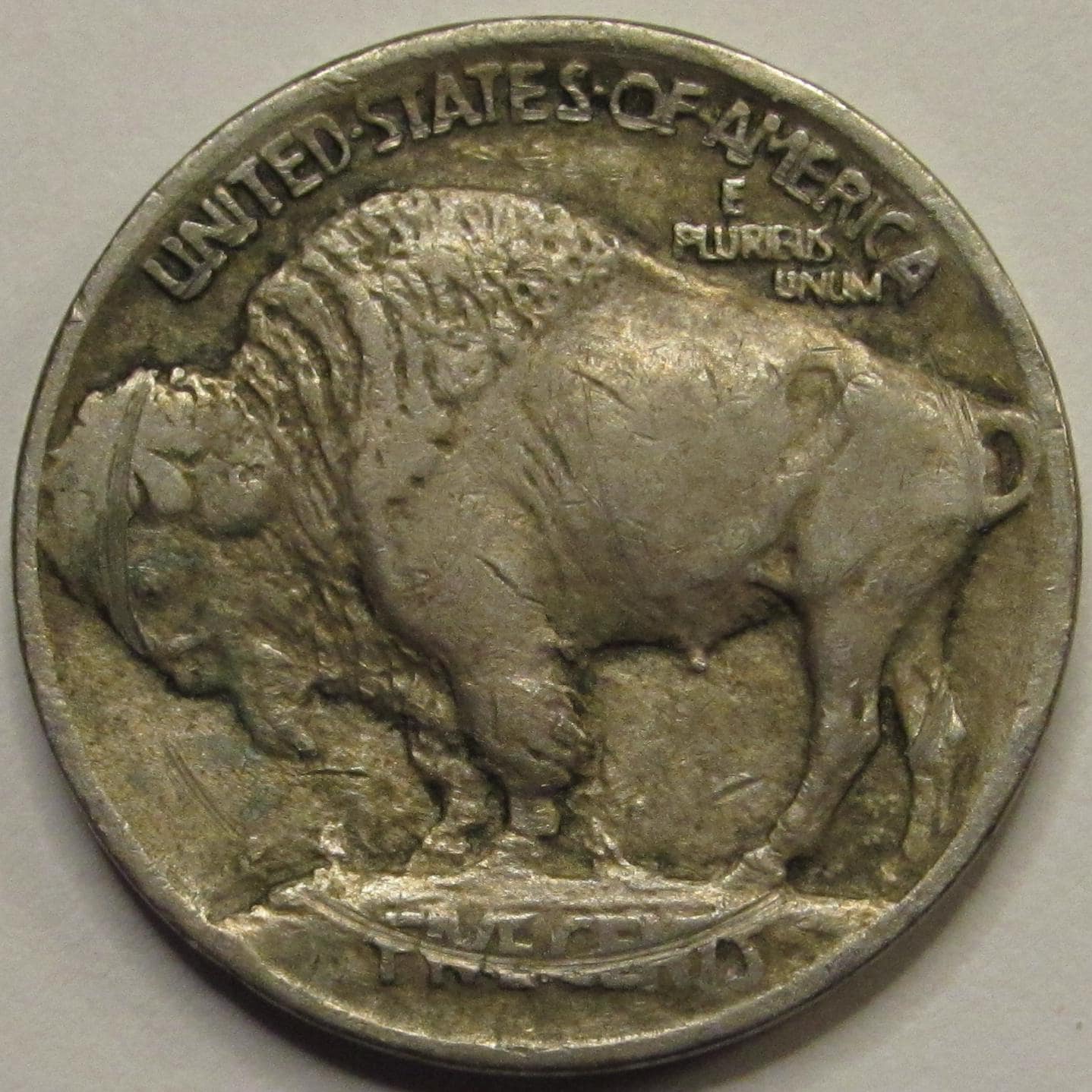 1913年バッファローニッケル - タイプ1 - アンティークで鮮明な