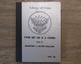 Library of Coins album for US type Set - Part 2 - Quarters to Silver Dollars