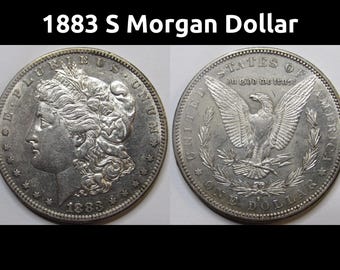 1896 S モルガン ダラー - アンティークの高級サンフランシスコ ミント