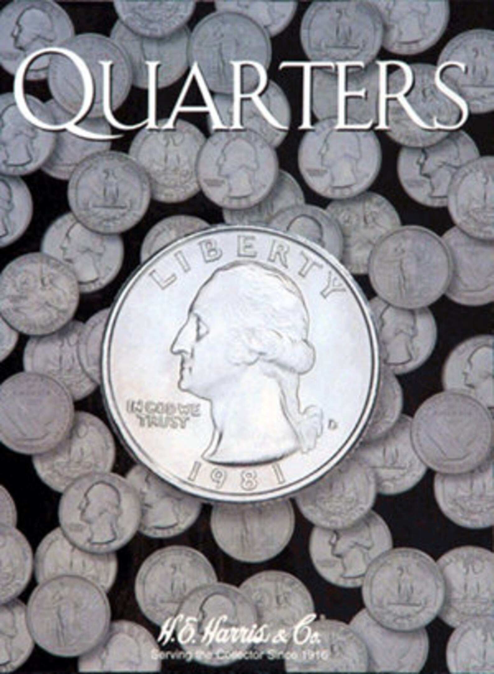 H.E. Harris Coin Folders for US Quarters Standing Liberty, Washington