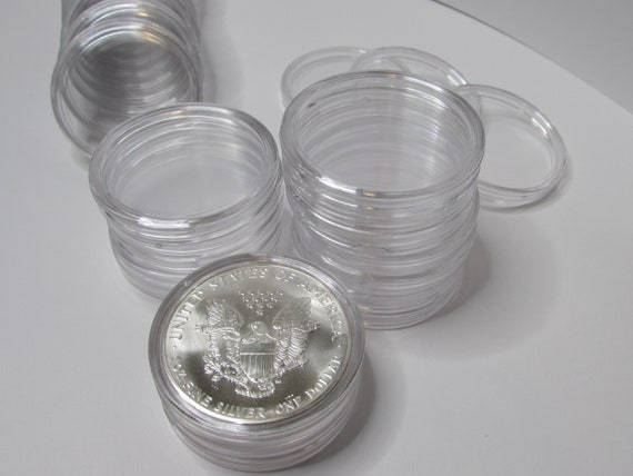 アメリカンシルバーイーグル用プラスチックコインカプセル - コイン用