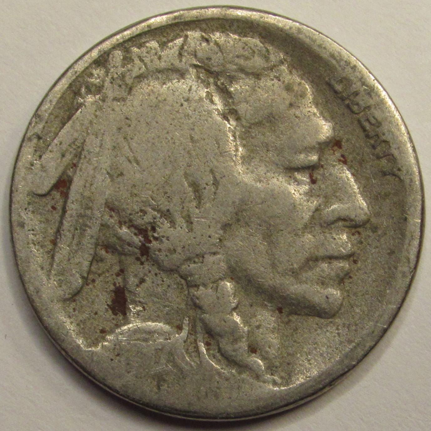 バッファロー5セント 希少年号 1915-S バッファロー5セント 希少年号