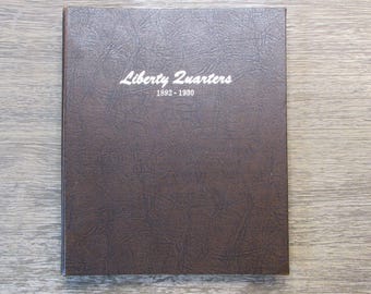 Dansco album for Liberty (Barber and Standing Liberty) Quarters - 1892-1930
