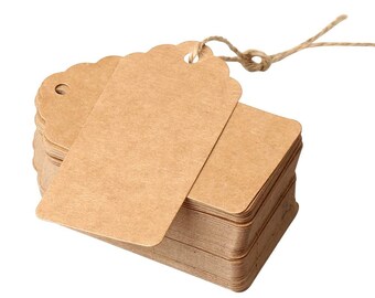 Brown Kraft Tags - Etsy
