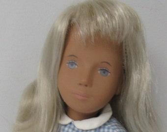 Vintage Sasha Gingham Blonde In Original Outfit 16" Circa 1980's