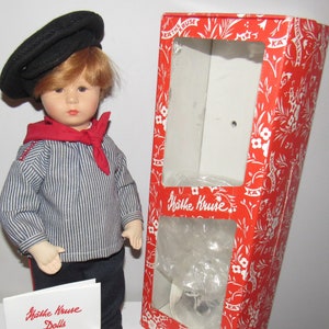 Vintage Wonderful Kathe Kruse Doll &quot;Willie&quot; In Original Box Made In Germany 16&quot;
