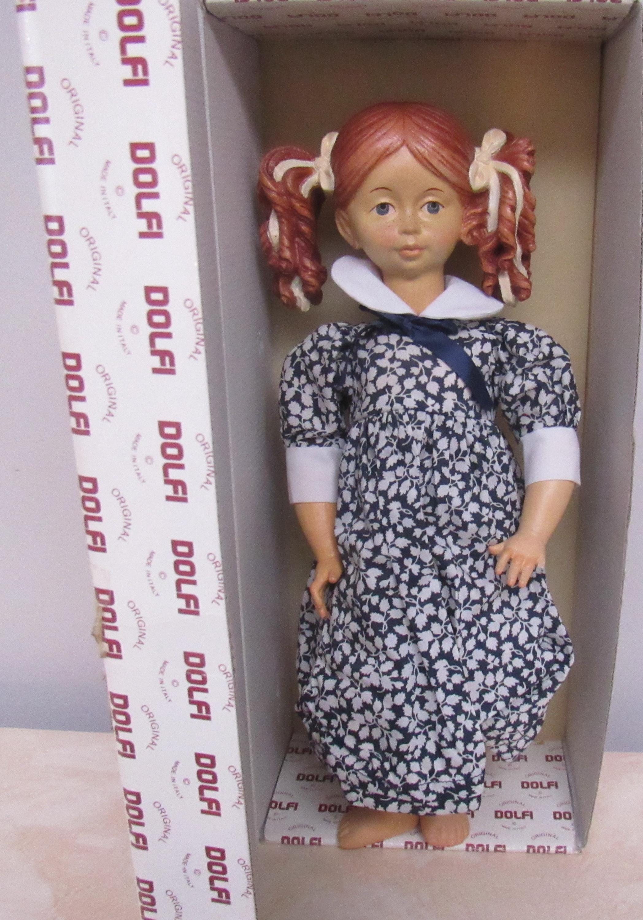 Poupée LENCI MARISA 1988 - 35 Cm - Tissu Chiffon - Boîte D'origine Et Certificat (État Quasi Neuf)