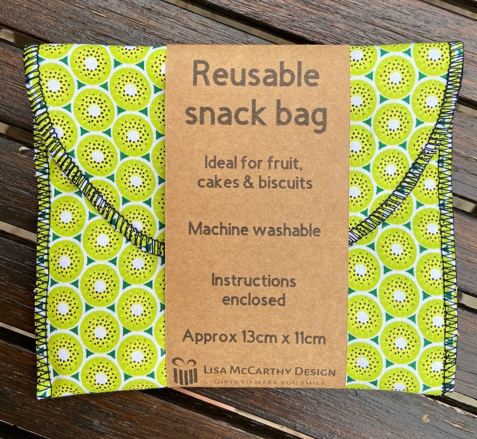 Reusable Snack Bag Lunch Bag Sandwich Bag Washable No Waste Etsy