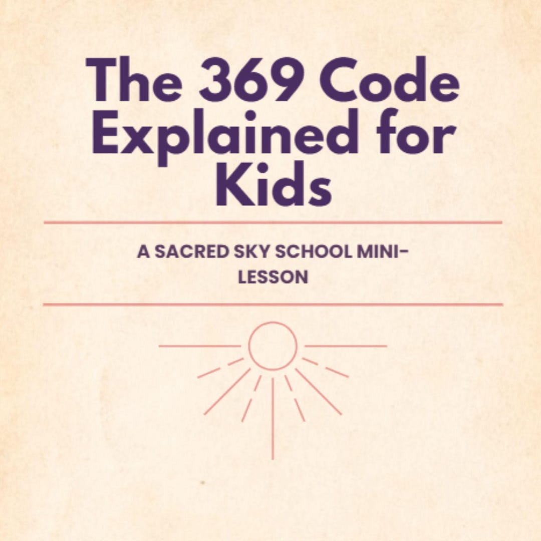 Mini Lesson 6 — the 369 Code Explained for Kids - Etsy