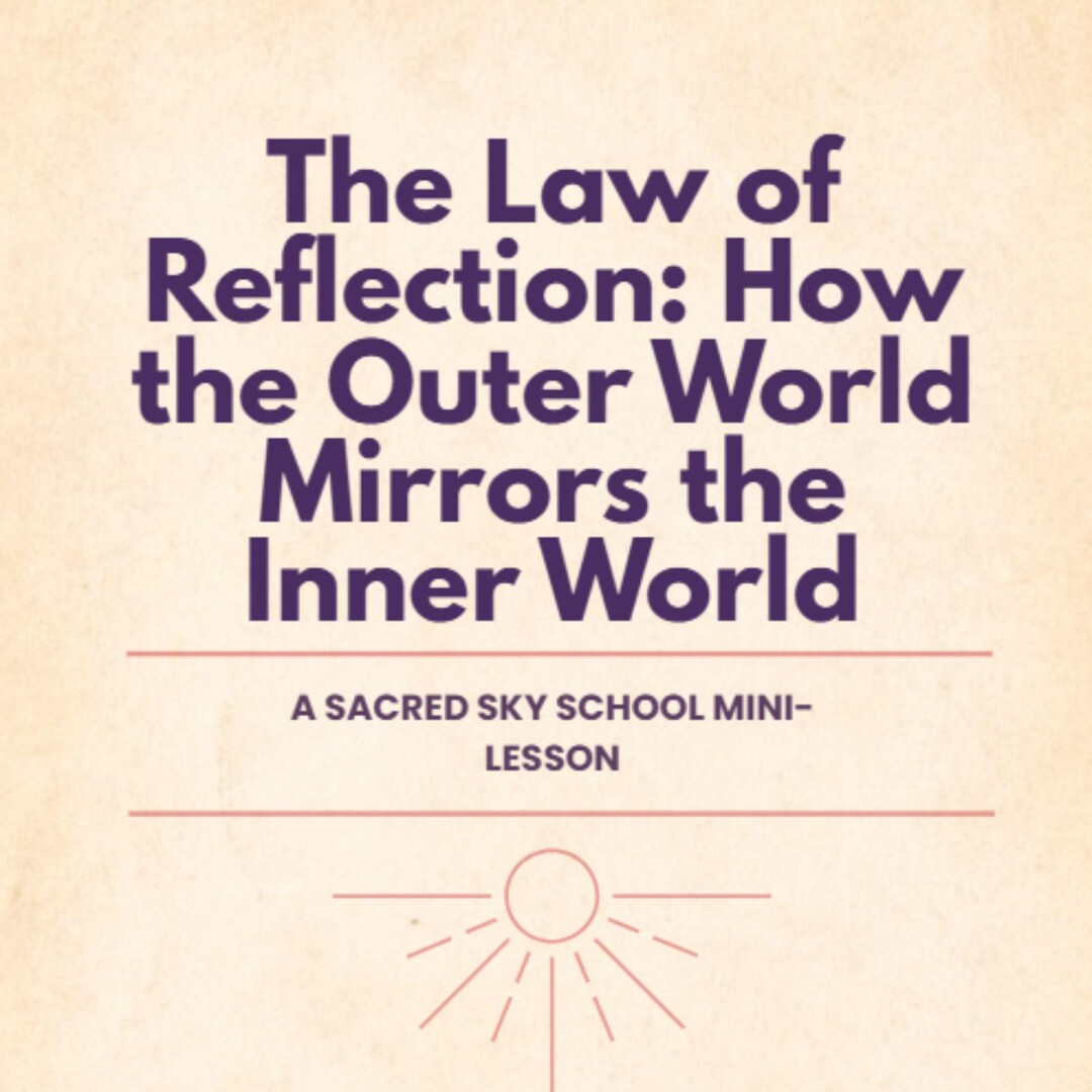 Mini Lesson 97 — the Law of Reflection: How the Outer World Mirrors the ...