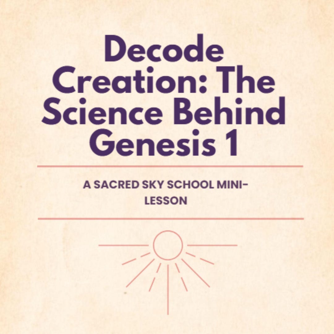 Mini Lesson 21 — Decode Creation: the Science Behind Genesis 1 - Etsy