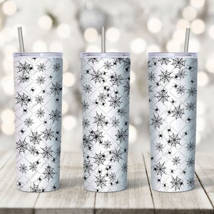 Spider Web Tumbler Design, Halloween Tumbler Wrap, Spooky Tumbler png, 20oz Skinny Tumbler Wrap, Digital Download