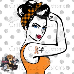 Arancione Rosie Riveter