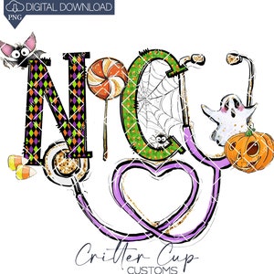 Halloween NICU Png, NICU Nurse Sublimation Design, Digital Download