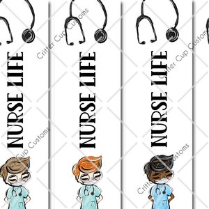 Male Nurse Pen Waterslide Pen Wraps
