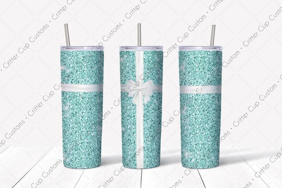 Tiffany Design 20oz Skinny Tumbler Wrap Digital Download PNG
