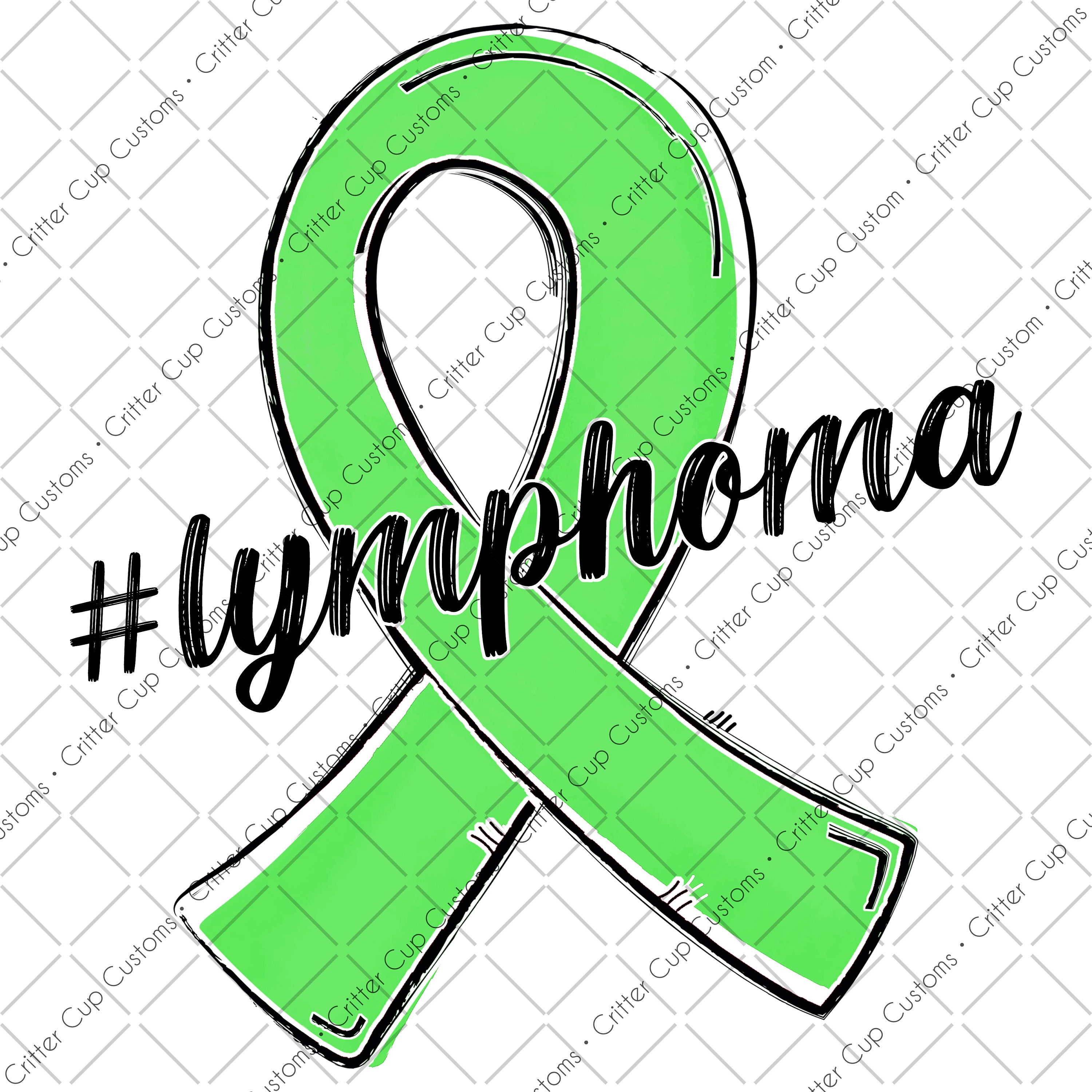 Lymphoma Ribbon Digital Download PNG File: September Awareness - Etsy
